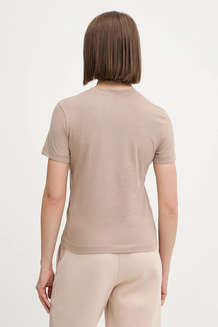 Odzież Guess T-shirt bawełniany BIBIA V5BI15.KA260 beżowy