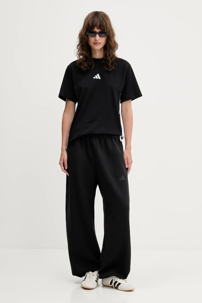 adidas t-shirt in cotone Essentials JD0846 nero AW25