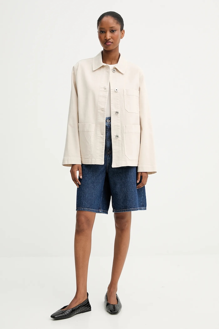 Bavlnené tričko Weekend Max Mara GUGLIA 2525976031600 béžová AW25