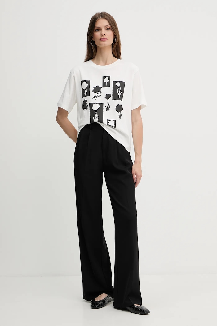 Weekend Max Mara pamut póló 2525976051600 fehér AW25