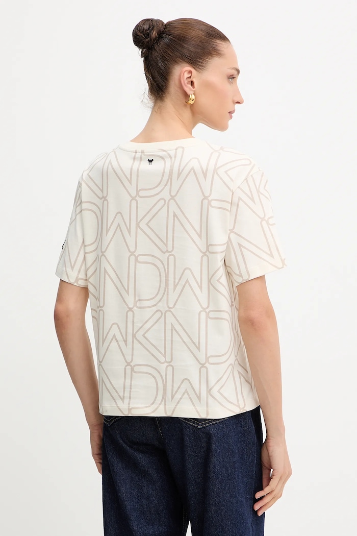 Дрехи Памучна тениска Weekend Max Mara 2525976051600 бежов