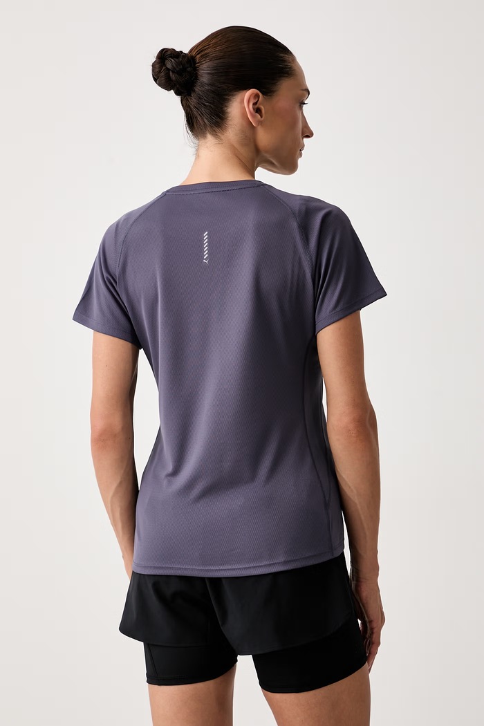 Odzież Puma T-shirt treningowy damski Run Velocity 526578 fioletowy