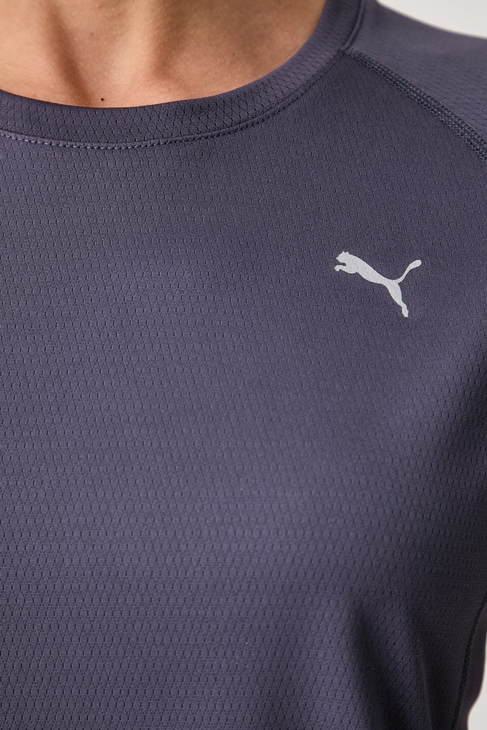 Puma T-shirt treningowy damski Run Velocity 526578 fioletowy