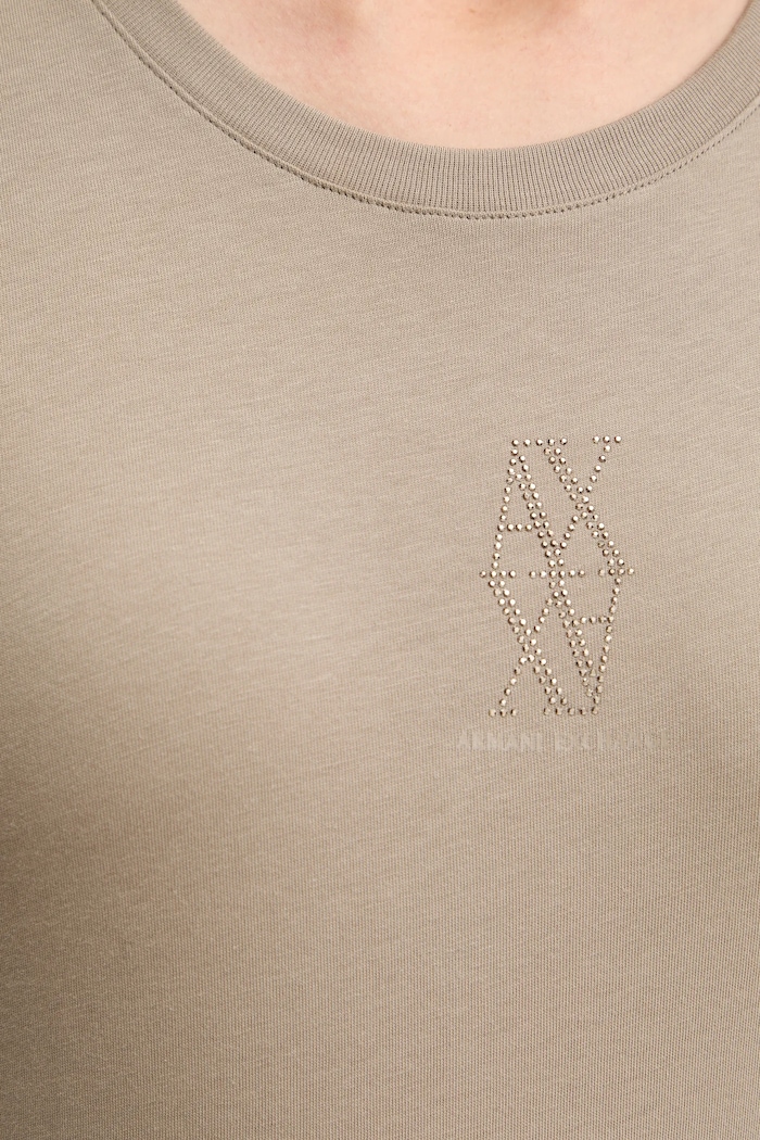 Armani Exchange longsleeve bawełniany XW001350.AF17172 zielony