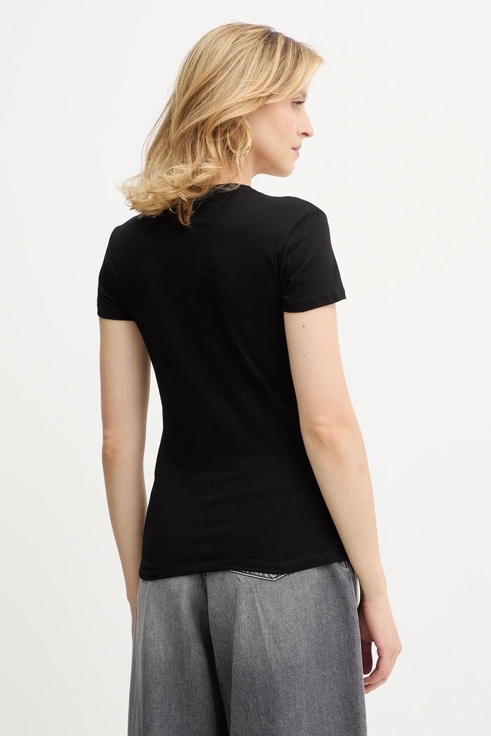 Odzież Armani Exchange t-shirt bawełniany XW001369.AF10356 czarny