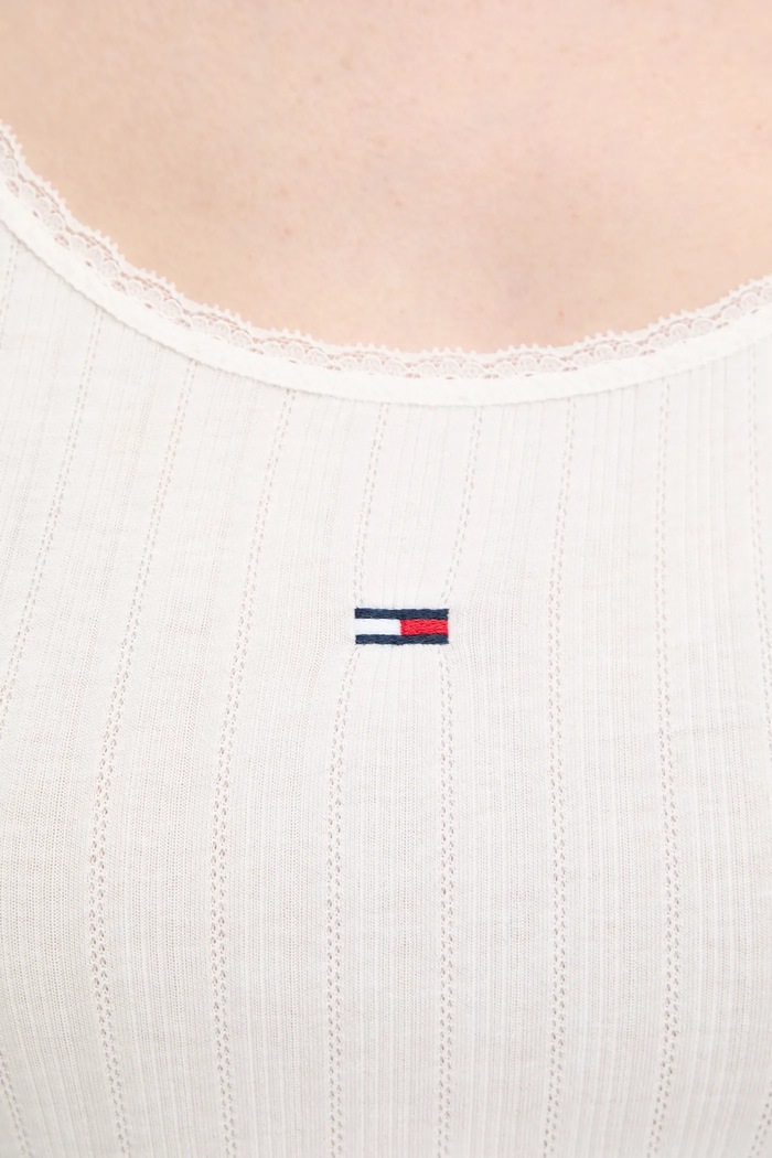 Tommy Jeans tricou DW0DW21570 bej