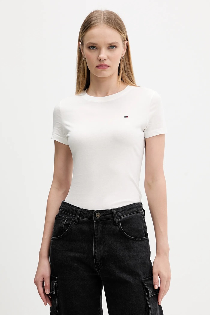 Oblečenie Bavlnené tričko Tommy Jeans 3-pak DW0DW22175 ružová