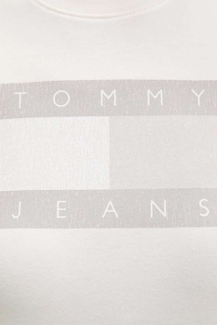 Tommy Jeans tricou pentru femei din bumbac DW0DW22562 bej