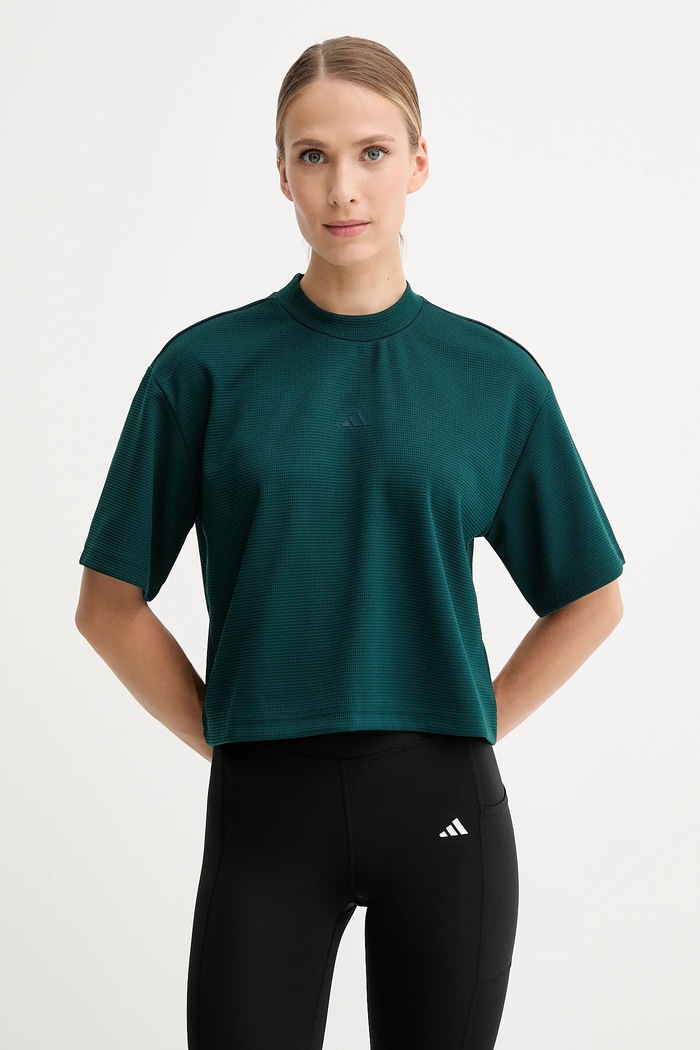 Tréninkové tričko adidas Performance Motion kulatý zelená JM4475