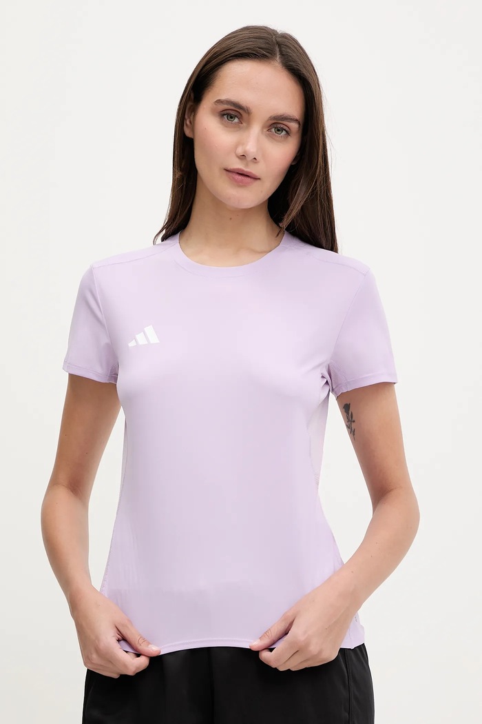 adidas Performance t-shirt treningowy Adizero pozostałe fioletowy JM8336