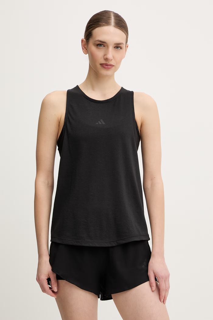 Tréningový top adidas Performance Motion Essentials jednofarebný čierna JY2820