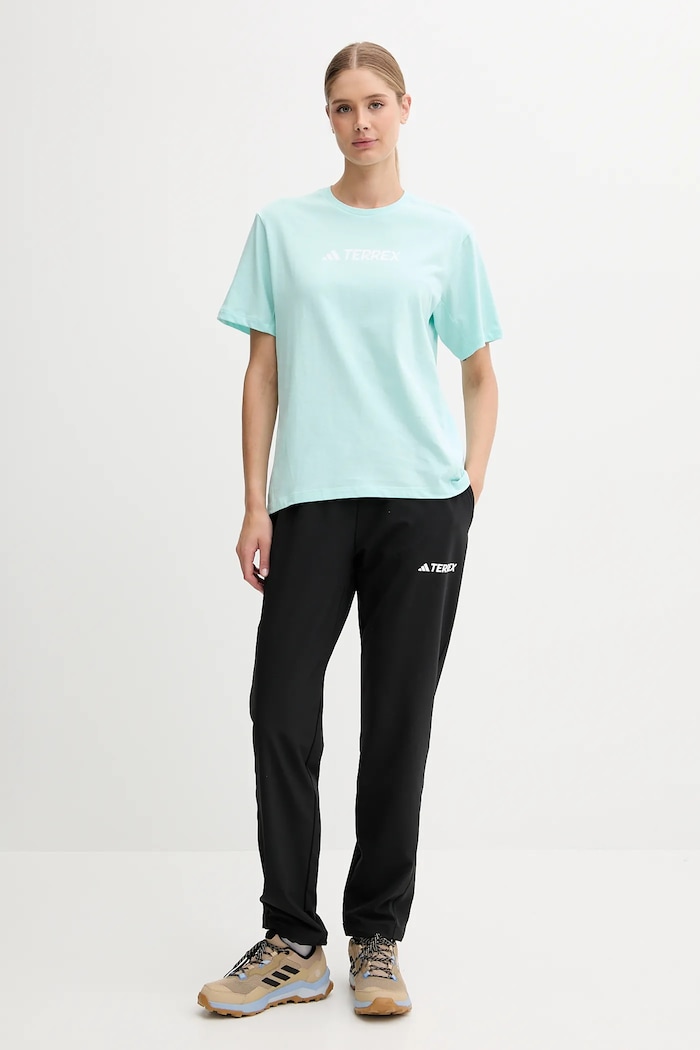 Športové tričko adidas TERREX JM2816 tyrkysová AW25