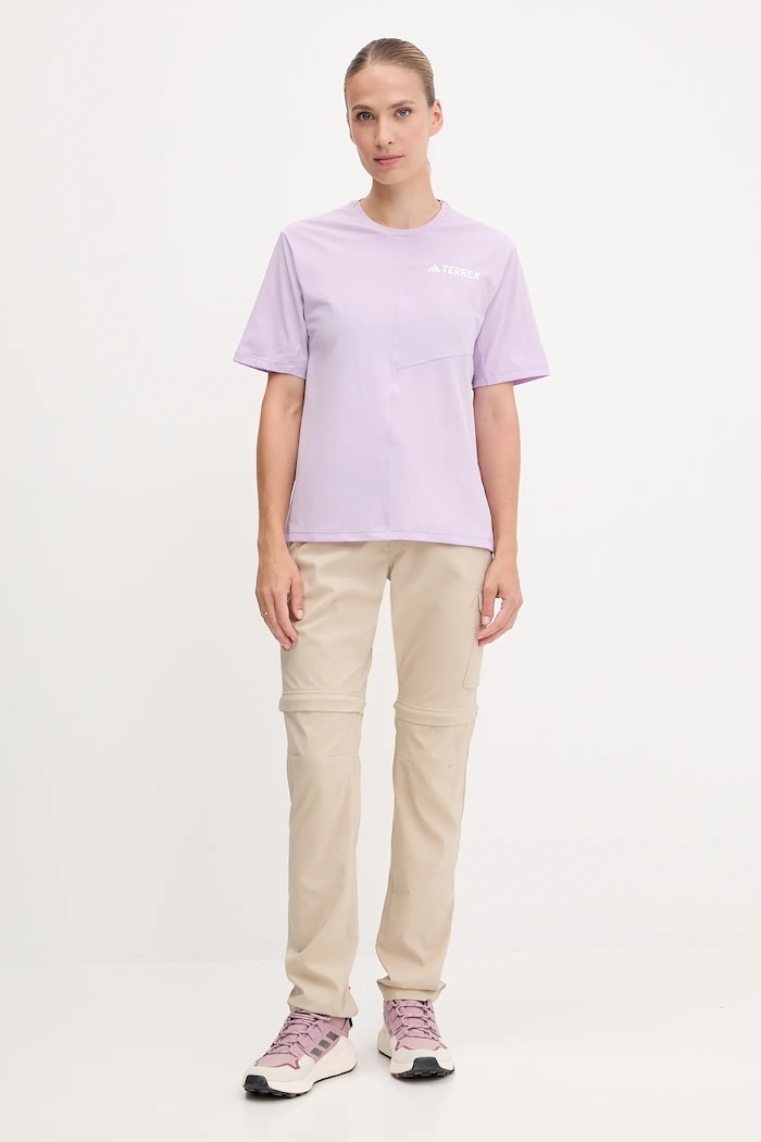 T-shirt προπόνησης adidas TERREX Multi JN3890 μωβ SS26