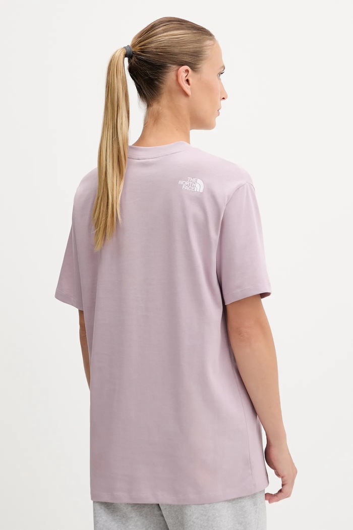Odzież The North Face T-shirt bawełniany Essential NF0A87NQD2Q1 różowy