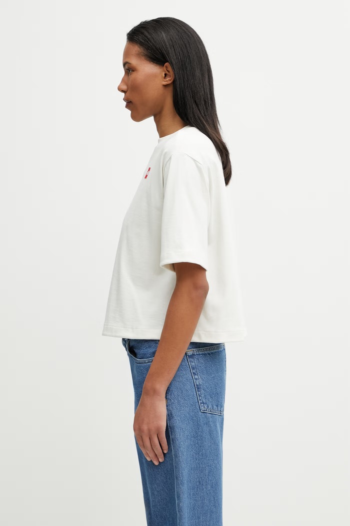 The North Face tricou pentru femei, din bumbac Redbox NF0A8EG6QLI1 bej SS26