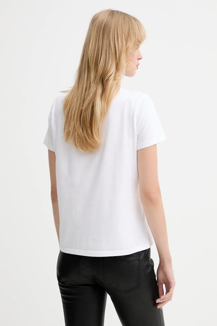 Oblečenie Bavlnené tričko ZADIG&VOLTAIRE JWTS02837 biela