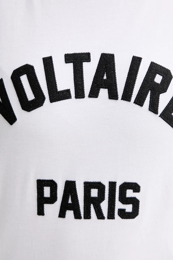 Bavlnené tričko ZADIG&VOLTAIRE JWTS02837 biela