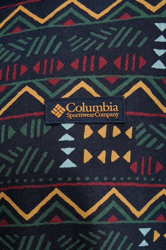 Bavlněné tričko Columbia 2135251 námořnická modř