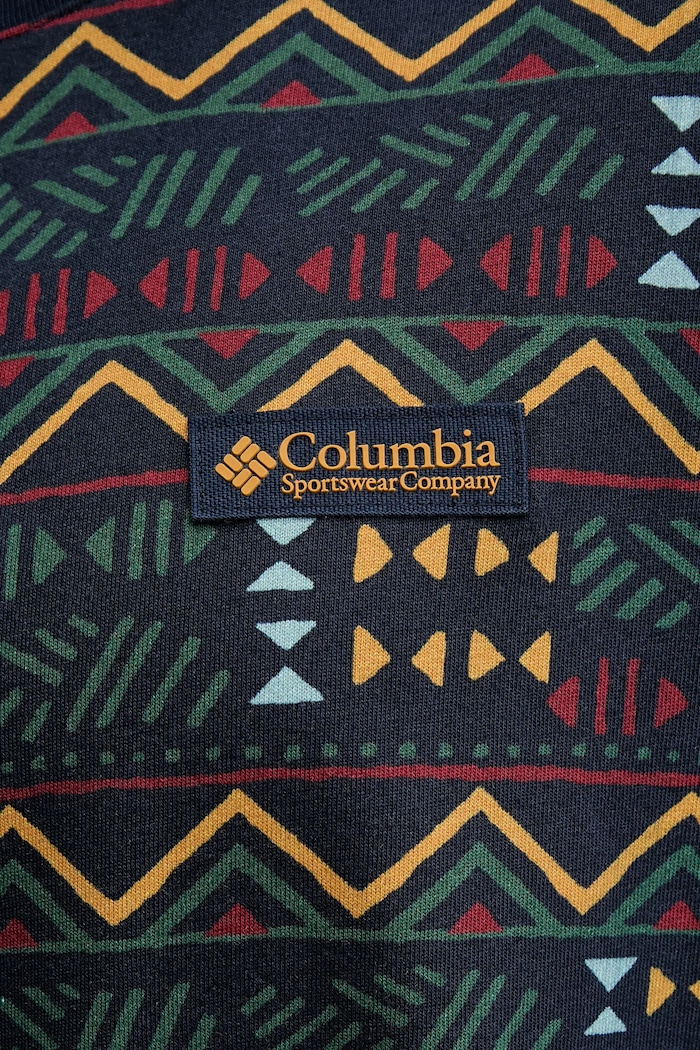 Bavlněné tričko Columbia 2135251 námořnická modř