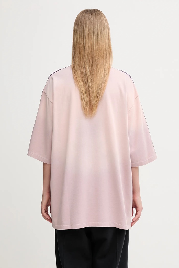 Odzież adidas Originals t-shirt bawełniany Oversized Tee KE9808 różowy