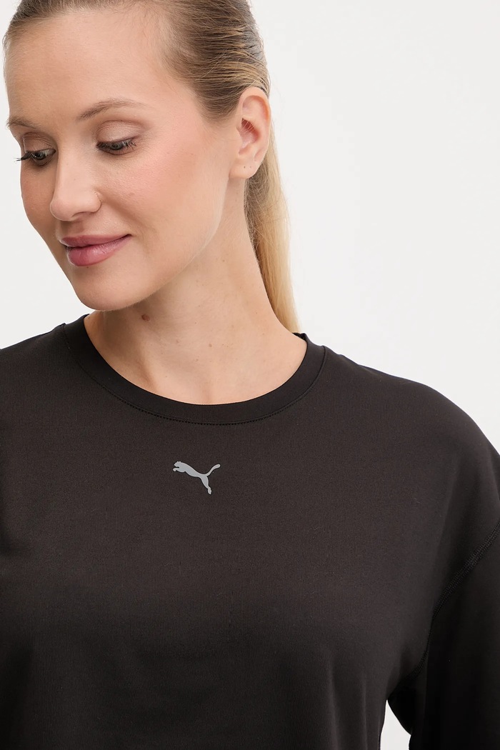 T-shirt προπόνησης Puma μαύρο 527457