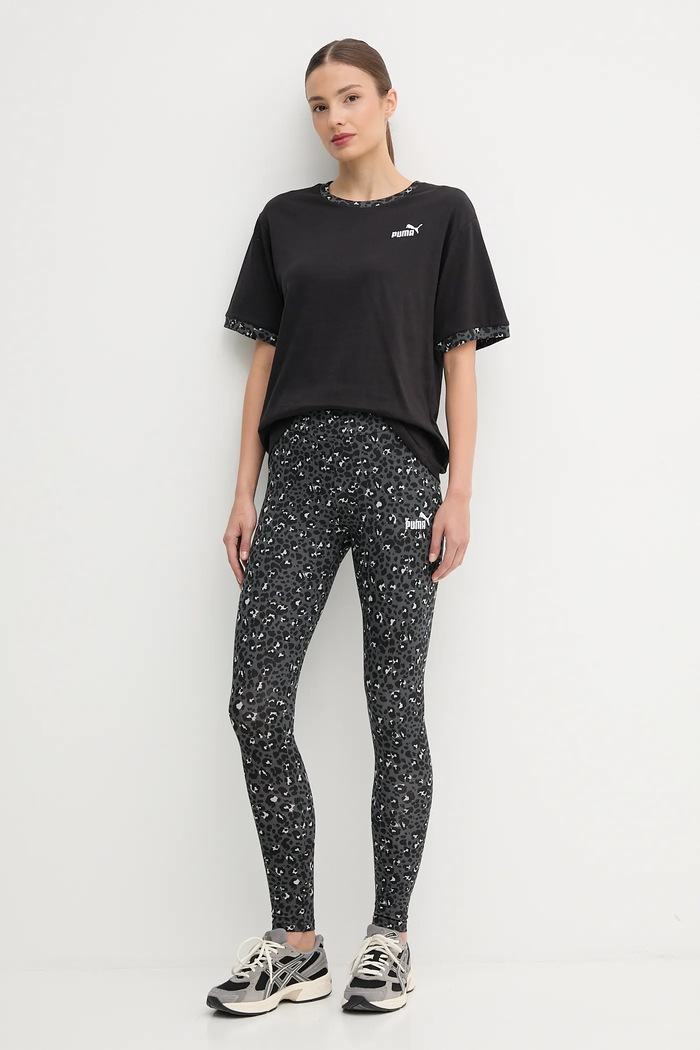 Puma tricou din bumbac 688082. negru AW25