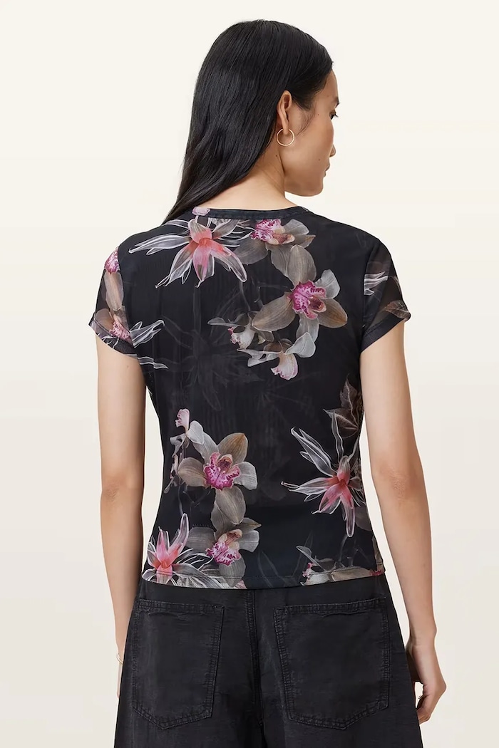 Odzież AllSaints T-shirt damski ELLIE W267JC czarny
