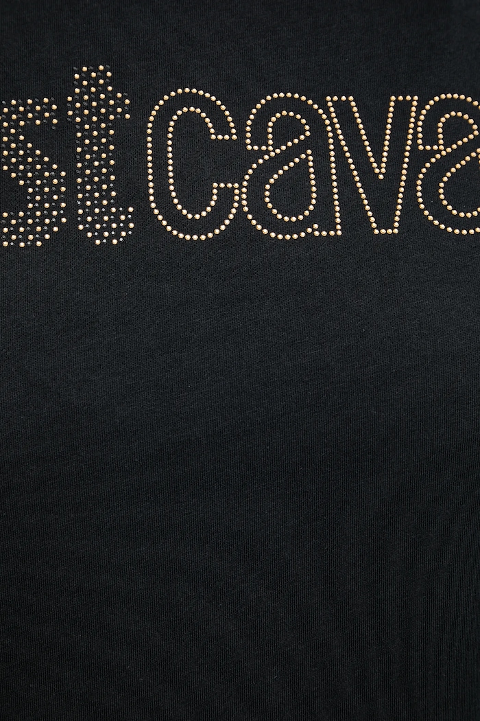 Just Cavalli tricou din bumbac 79PAHE23.CJ110 negru