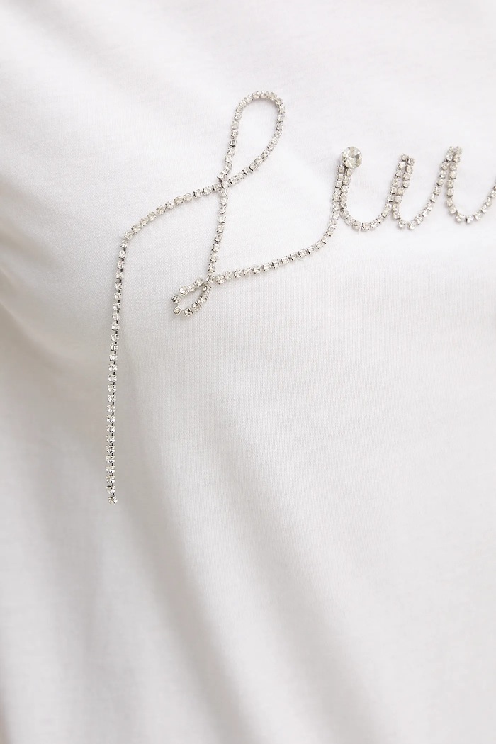 Liu Jo t-shirt bawełniany UF5261.JS923 biały