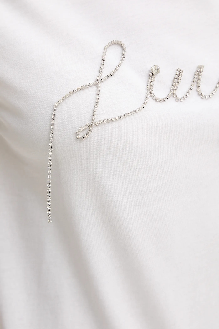 Liu Jo t-shirt bawełniany UF5261.JS923 biały