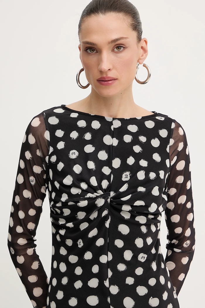 Liu Jo camicia a maniche lunghe nero UF5269.JS007