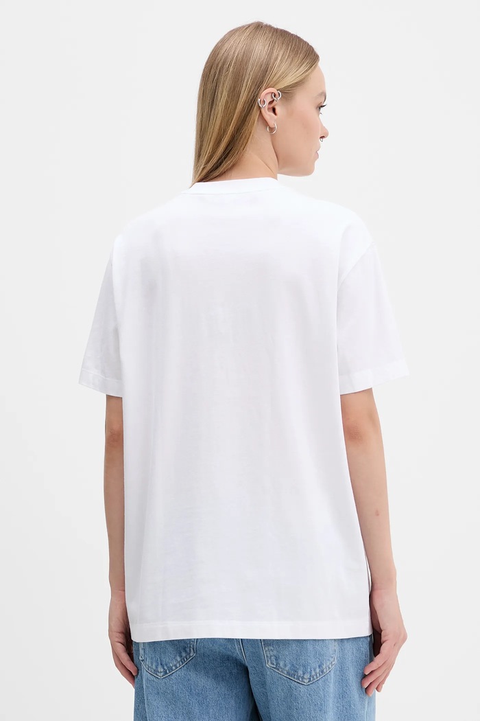 Odzież Abercrombie & Fitch t-shirt bawełniany KI157.5396.100 biały