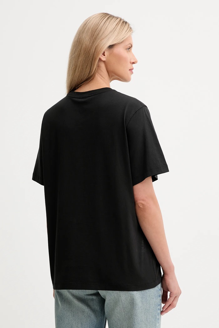Îmbrăcăminte Kenzo tricou din bumbac FF52TS5524SO negru