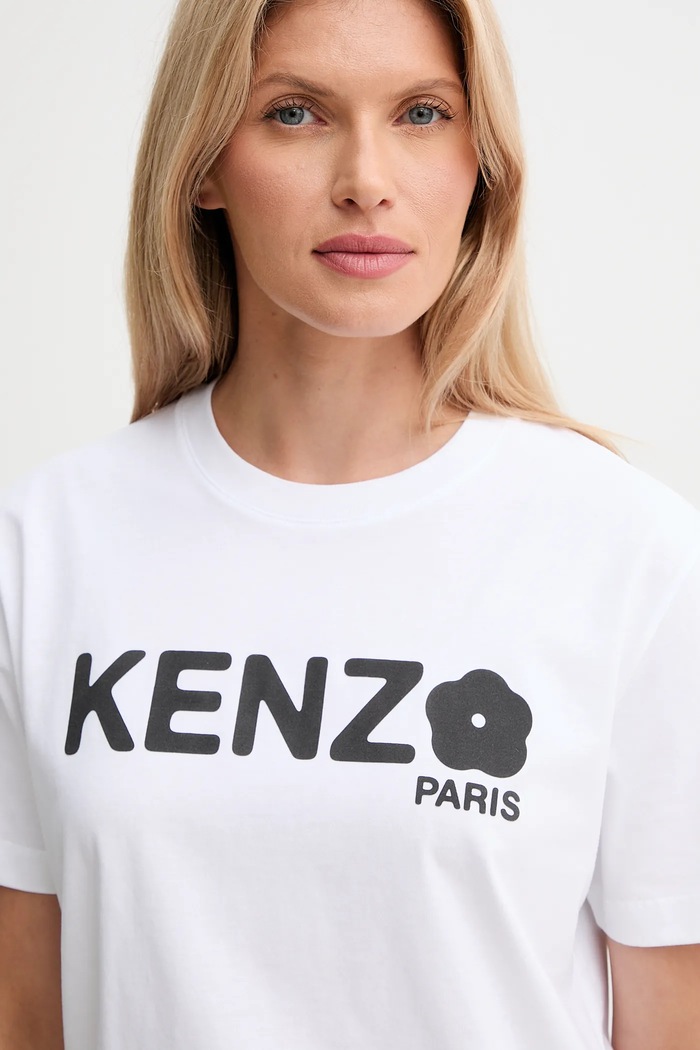 Kenzo tricou pentru femei din bumbac alb FF52TS1574SO