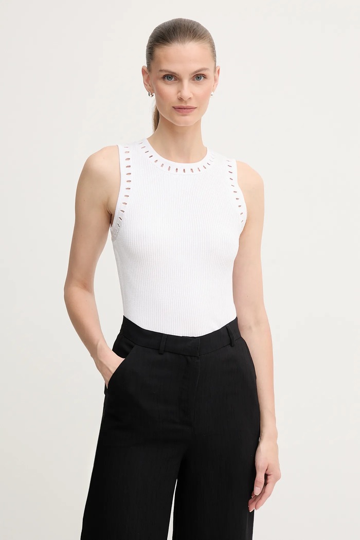 Dkny top sima fehér UD5TRW65