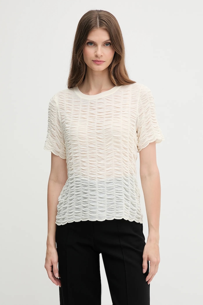 Тениска Dkny стандартна бежов P52SAW83