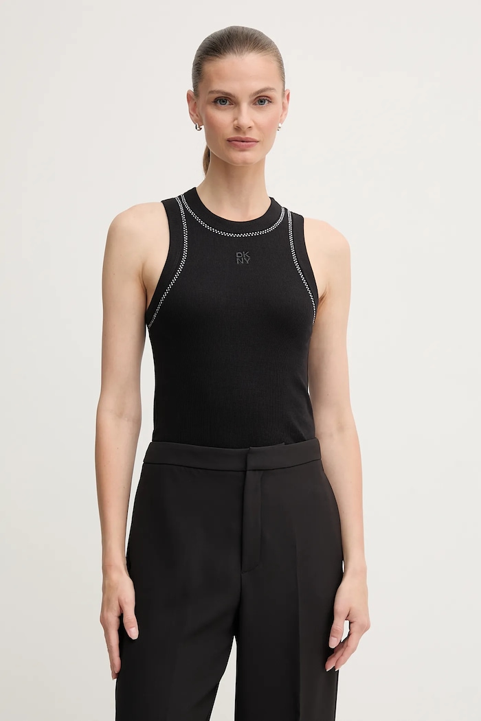 DKNY Top negru DJ5T1380