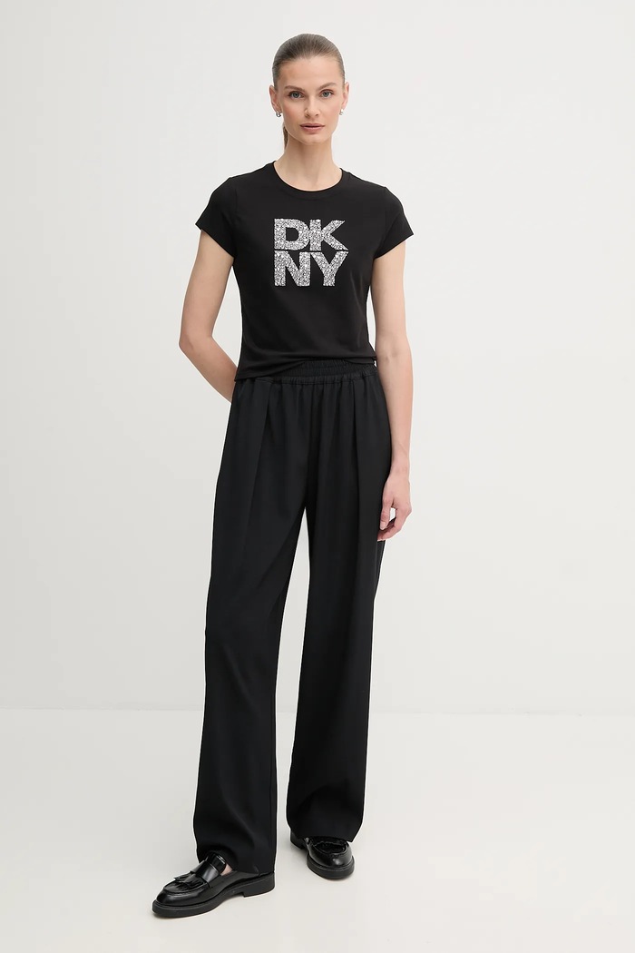 Tričko Dkny DJ5T1512 čierna AW25