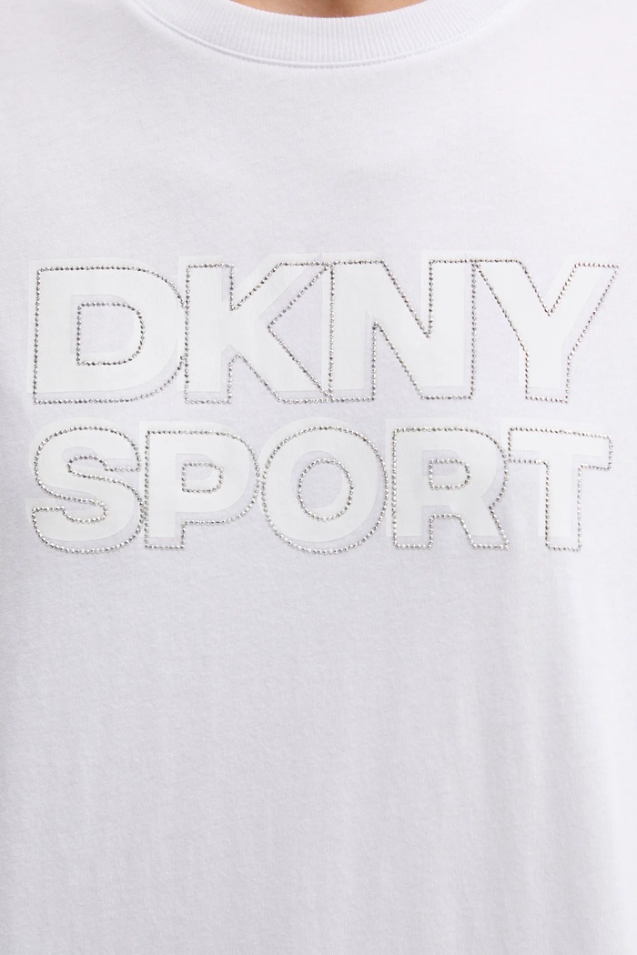 Dkny pamut póló DP5T1346 fehér