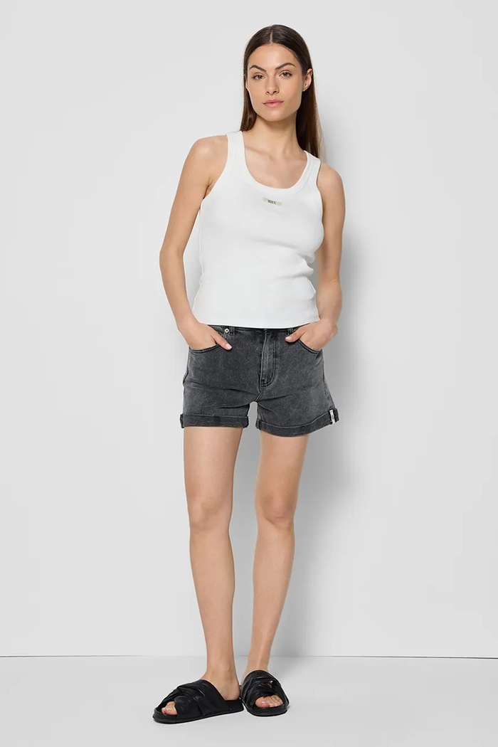 Oblačila BIZUU Top Bizuu EJRIS EJRIS.KREMOWY bela