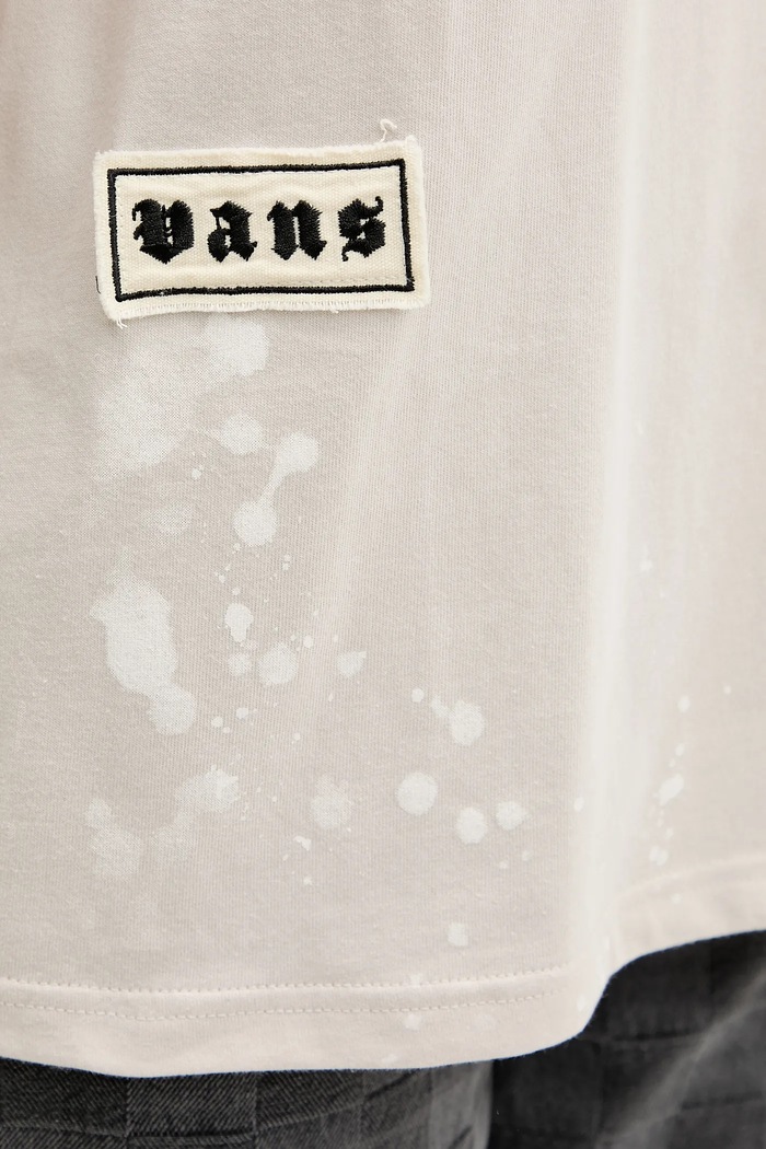 Bavlnené tričko Vans VN000PRKEN91 béžová