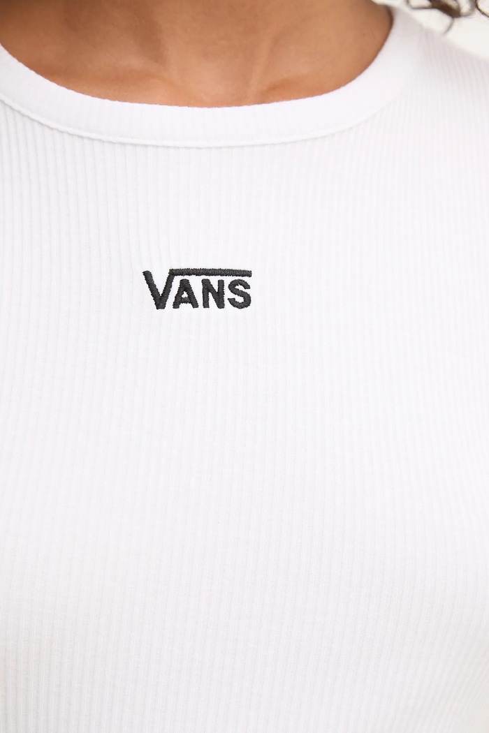 Μπλουζάκι Vans VN000RD1WHT1 λευκό