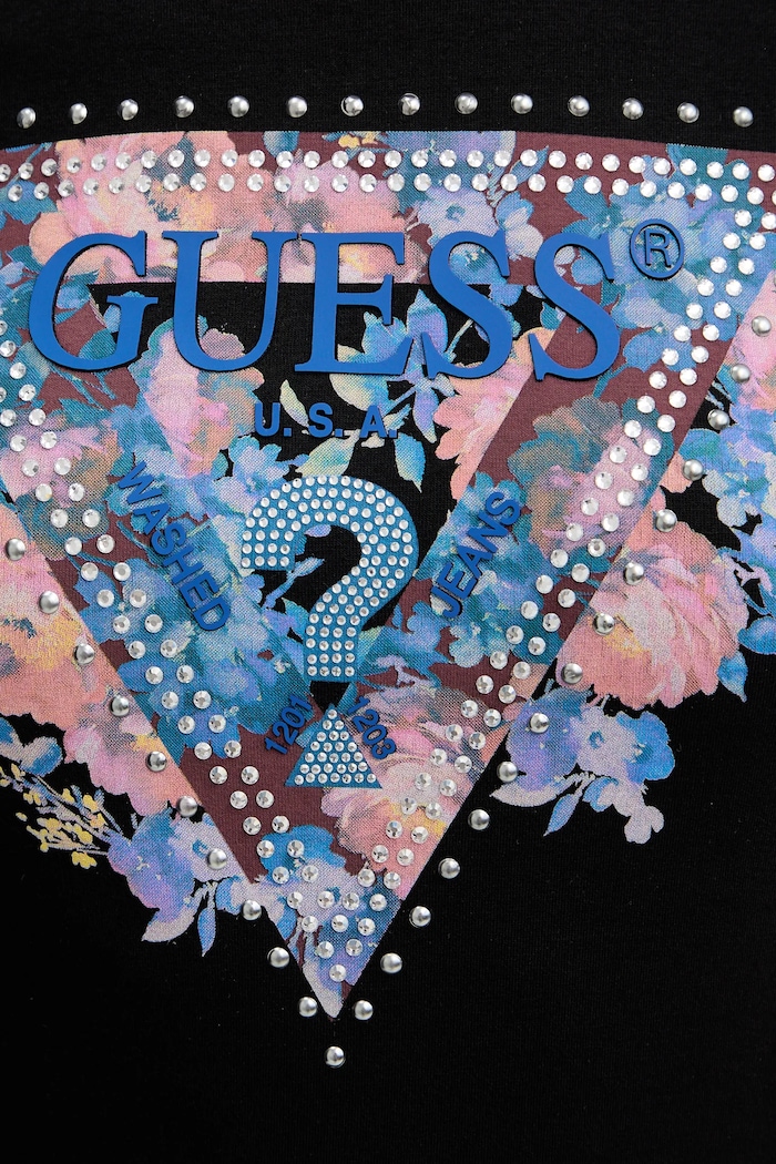 Guess tricou W5BI29.J1314 negru