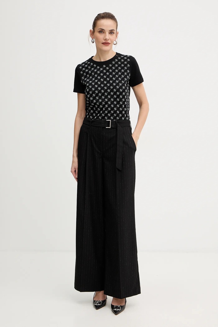Guess tricou din bumbac W5BI21.I3Z14 negru AW25