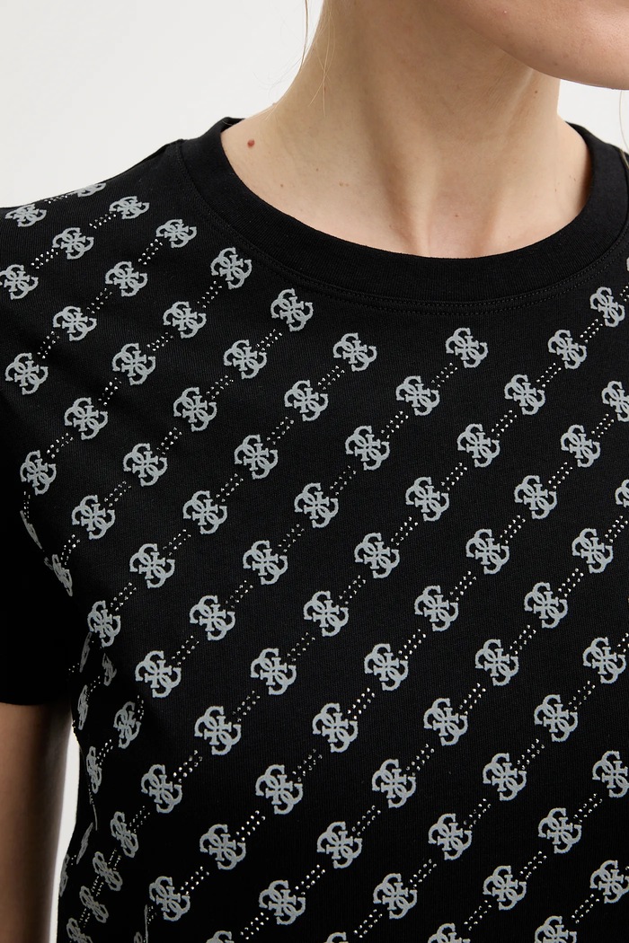Guess tricou din bumbac W5BI21.I3Z14 negru