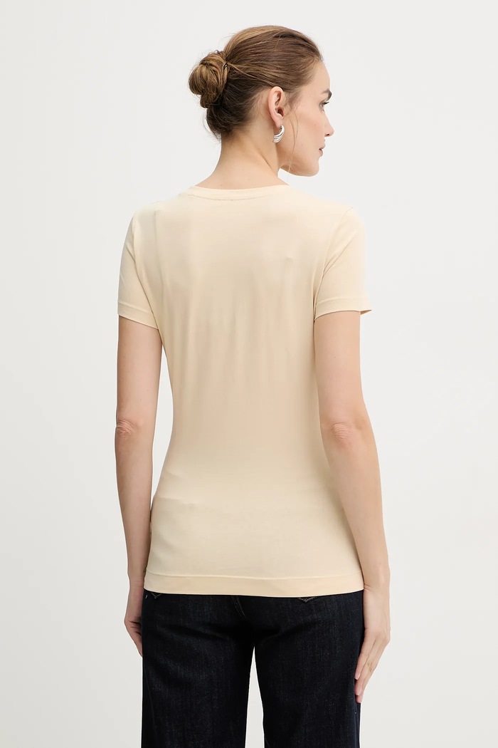 Îmbrăcăminte Guess tricou W5BI15.J1314 bej