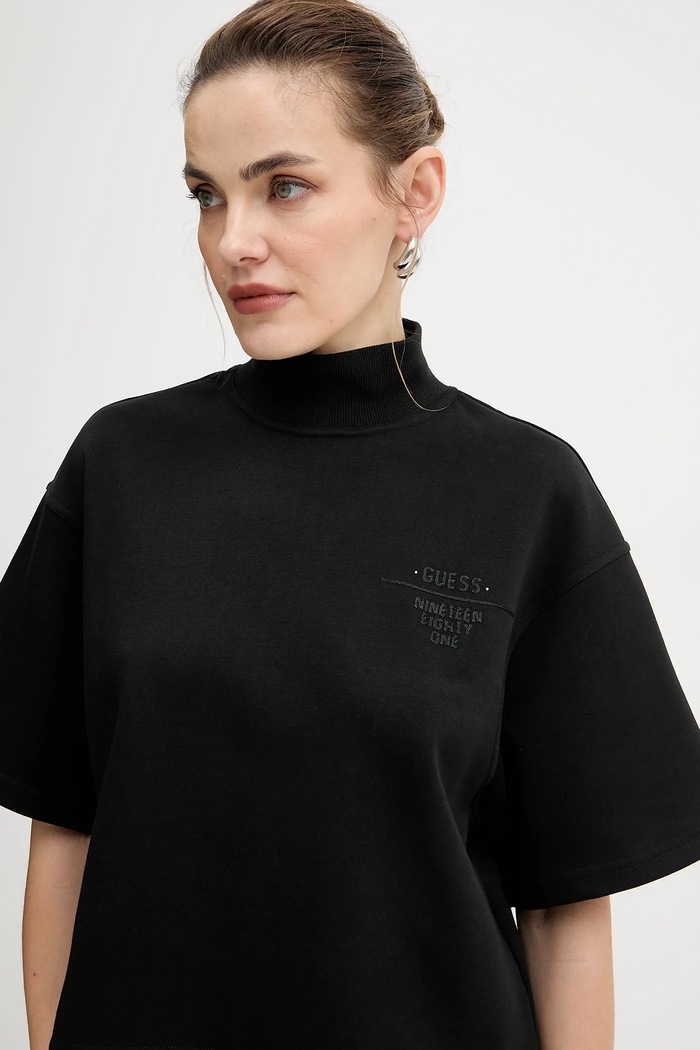 Guess tricou negru W5BI13.KC3D2