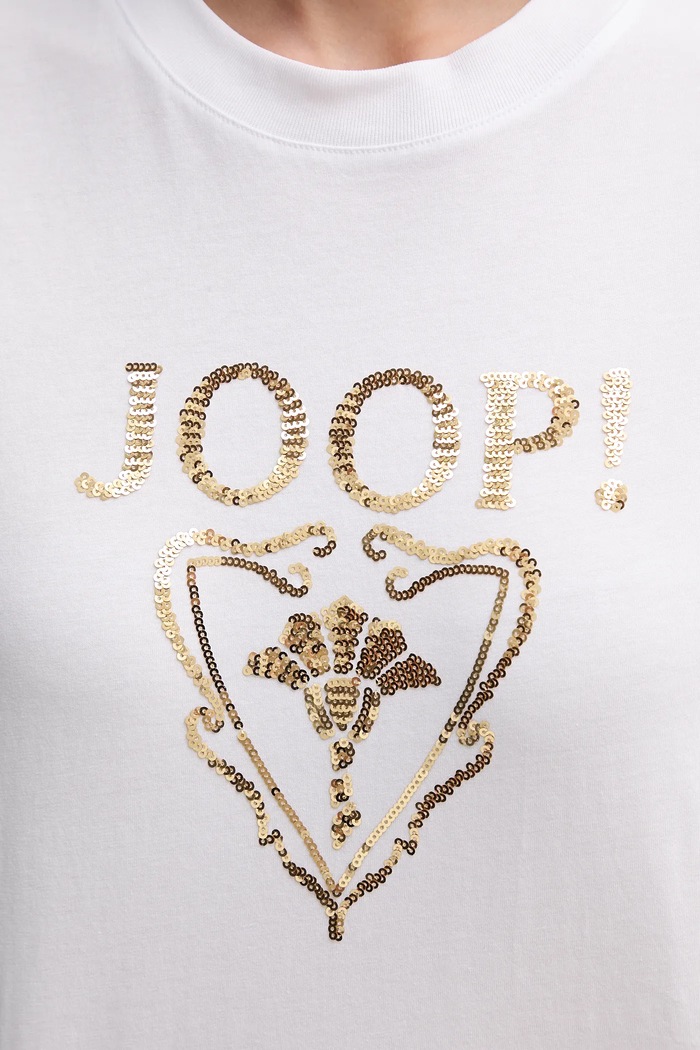 Joop! t-shirt bawełniany 30047768 biały
