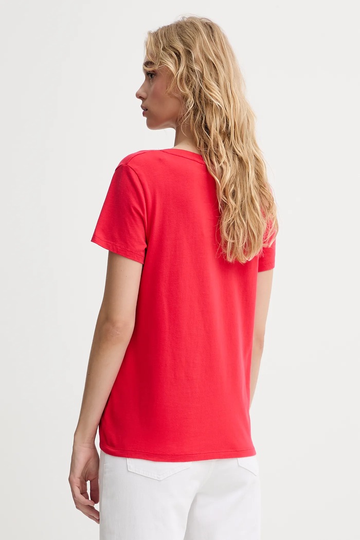 Ρούχα Βαμβακερό μπλουζάκι Levi's A3170.0045 κόκκινο