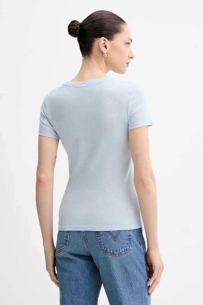 Βαμβακερό μπλουζάκι Levi's 2-pack μπλε 004AO